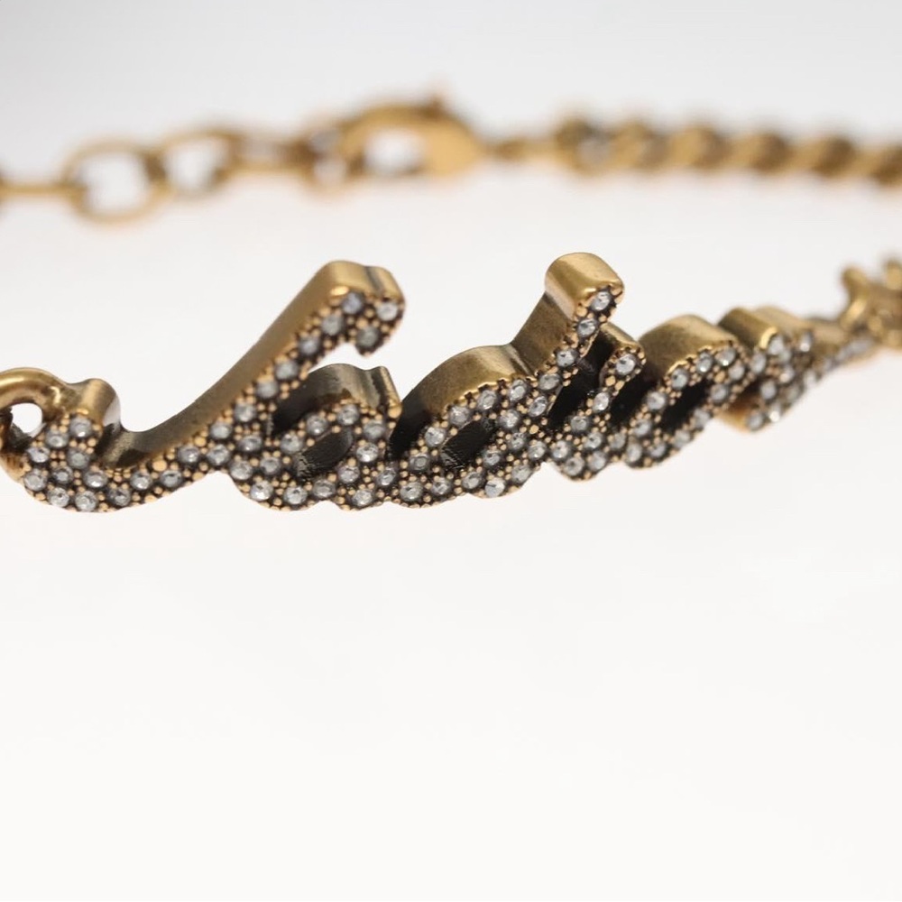 Christian Dior Bracelet brass hardware with Dior dust bag - Picture 5 of 8